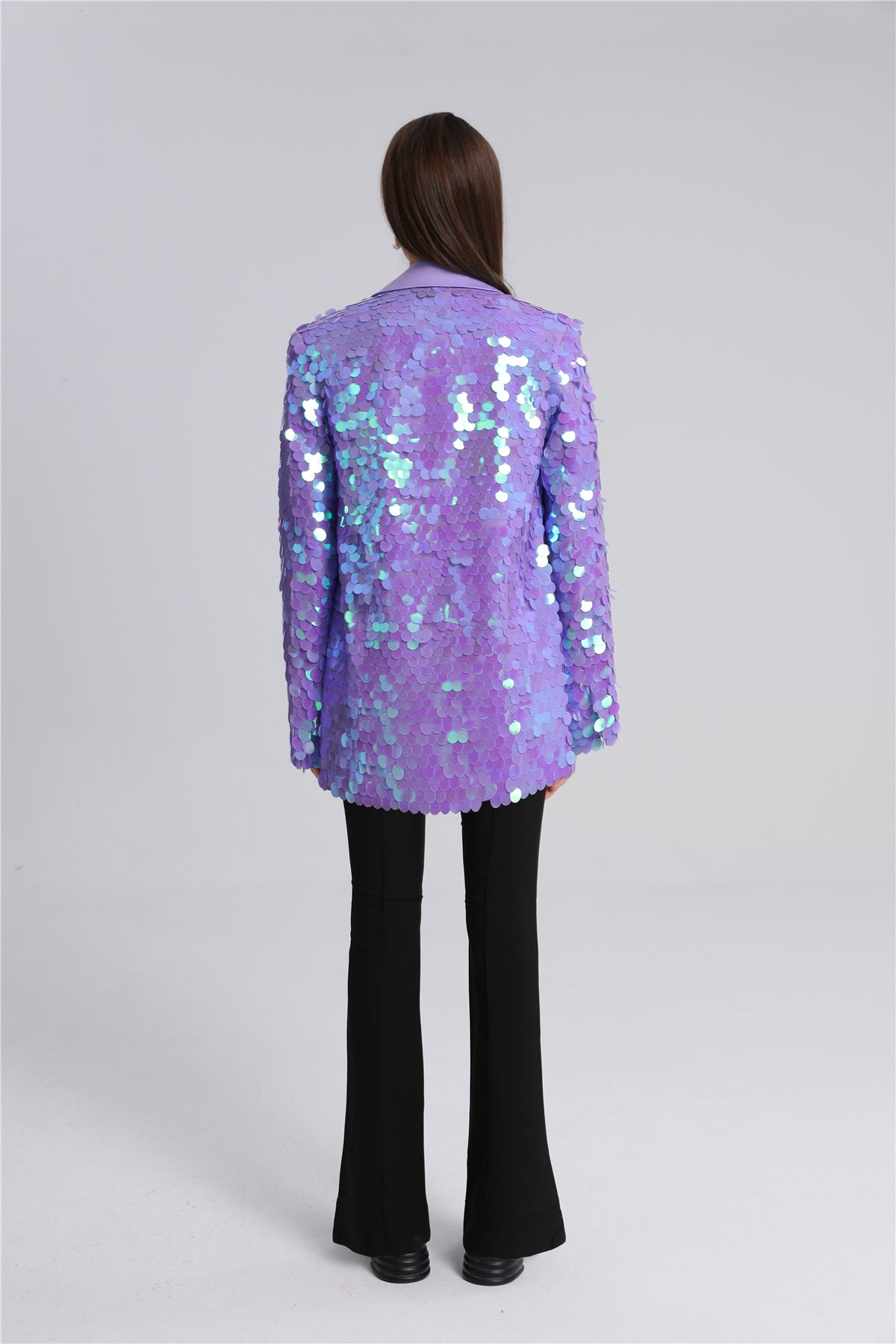 "SPACE" MACRO SEQUINED JACKET