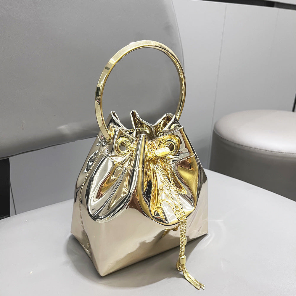 METALLIC "JINNY" BAG