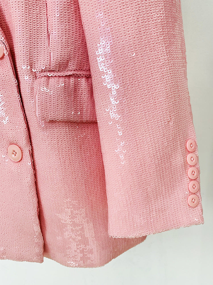 BLAZER DOPPIO PETTO IN PAILLETTES "KELLY"