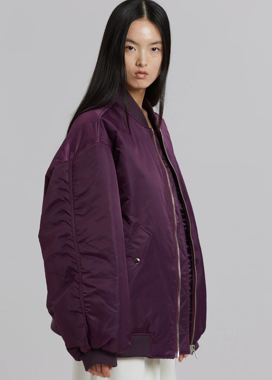 BOMBER IMBOTTITO OVERSIZE "ROW" 5 varianti