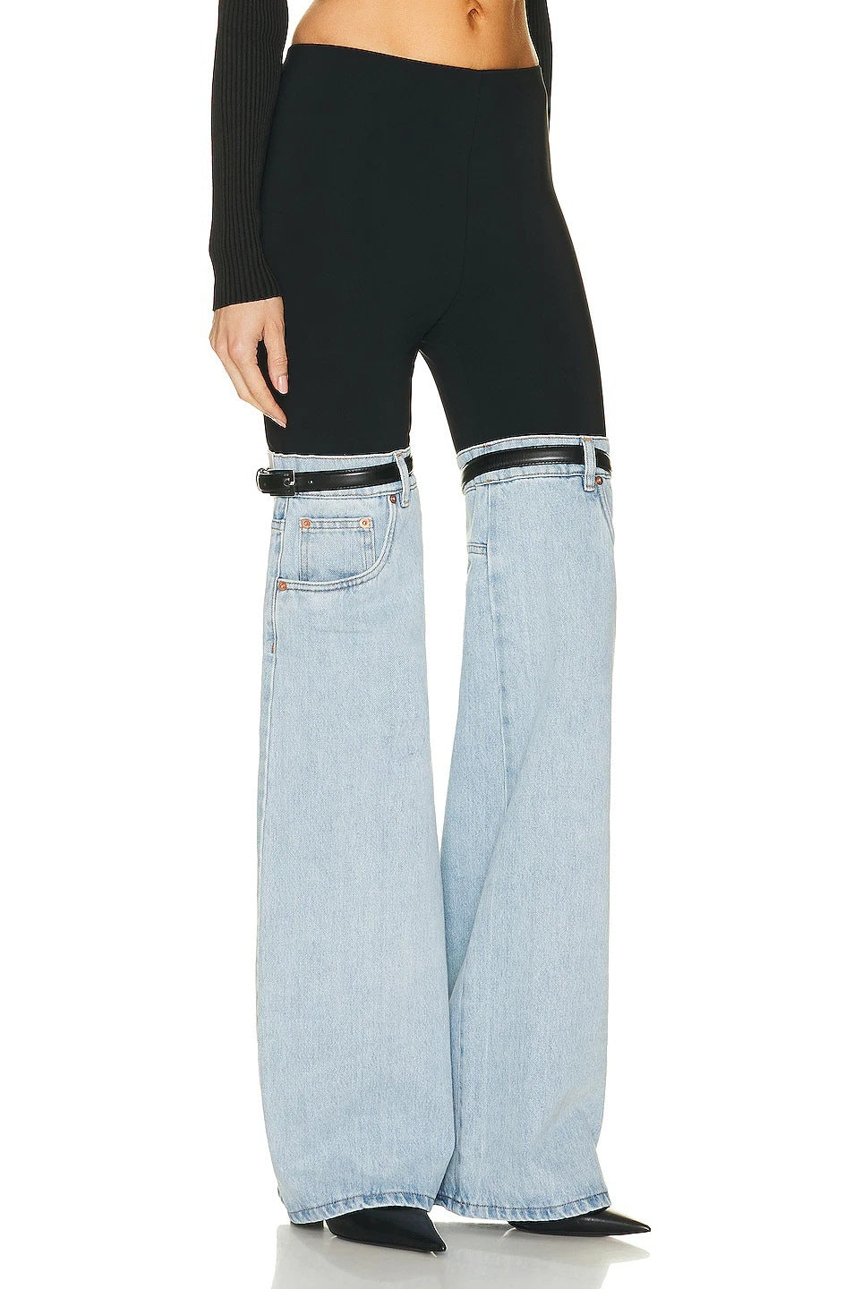PANTALONI GAMBALE DENIM
