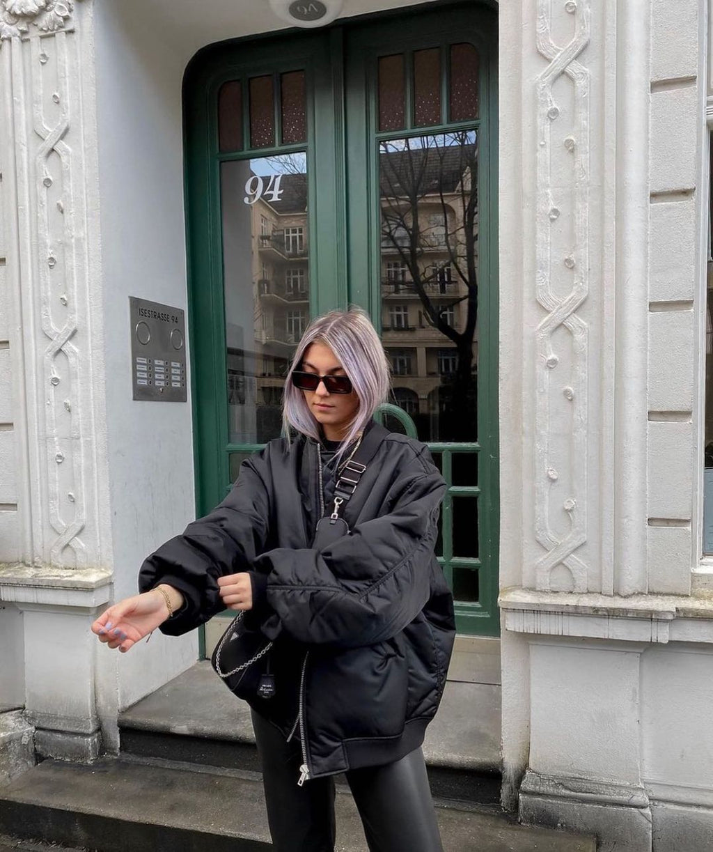 BOMBER IMBOTTITO OVERSIZE "ROW" 5 varianti