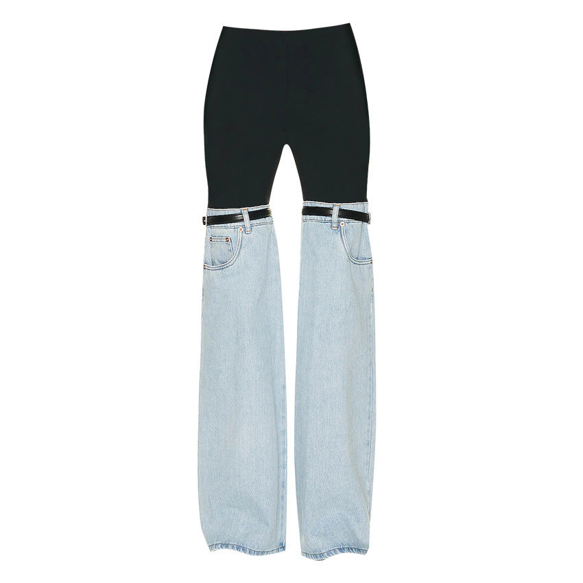 PANTALONI GAMBALE DENIM