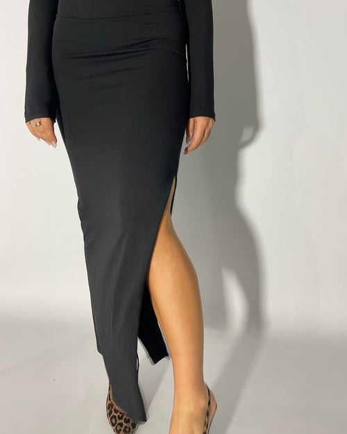 ABITO LUNGO CON DRAPPEGGI LUMINA