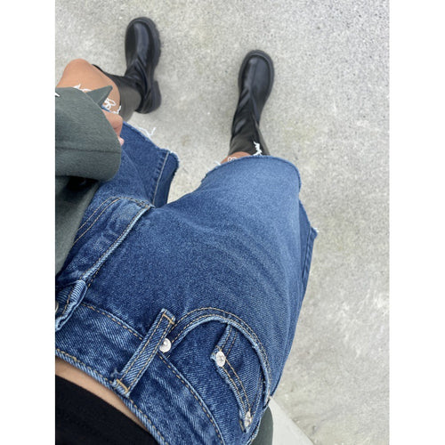 BERMUDA IN DENIM "HALF"