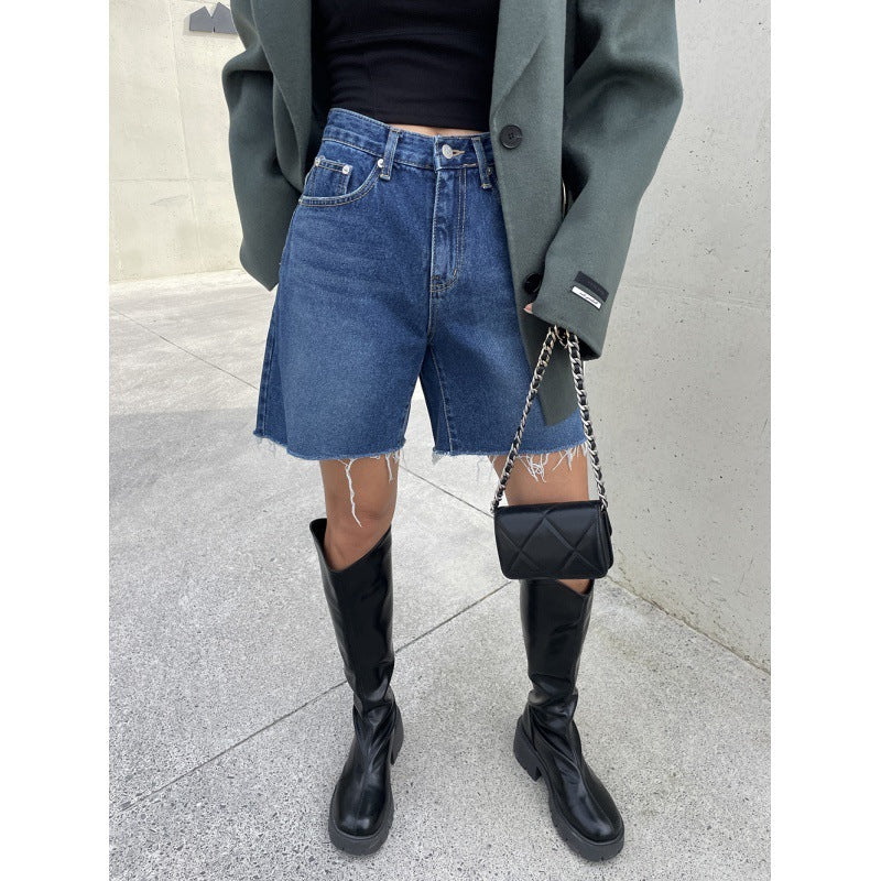 BERMUDA IN DENIM "HALF"