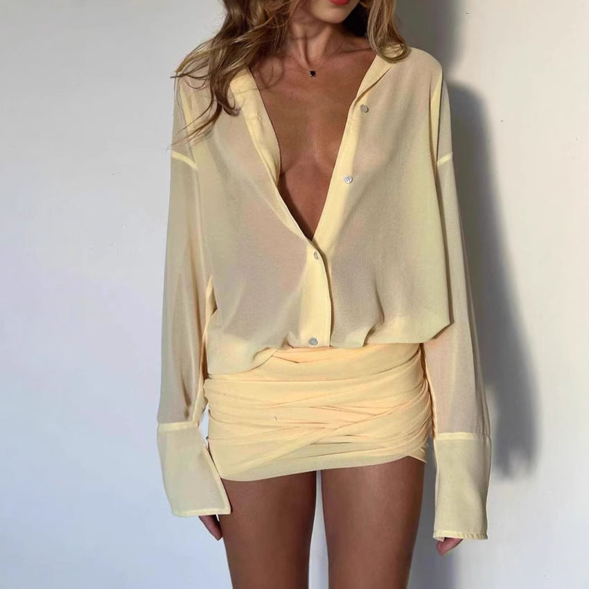 ABITO CAMICIA YELLOW