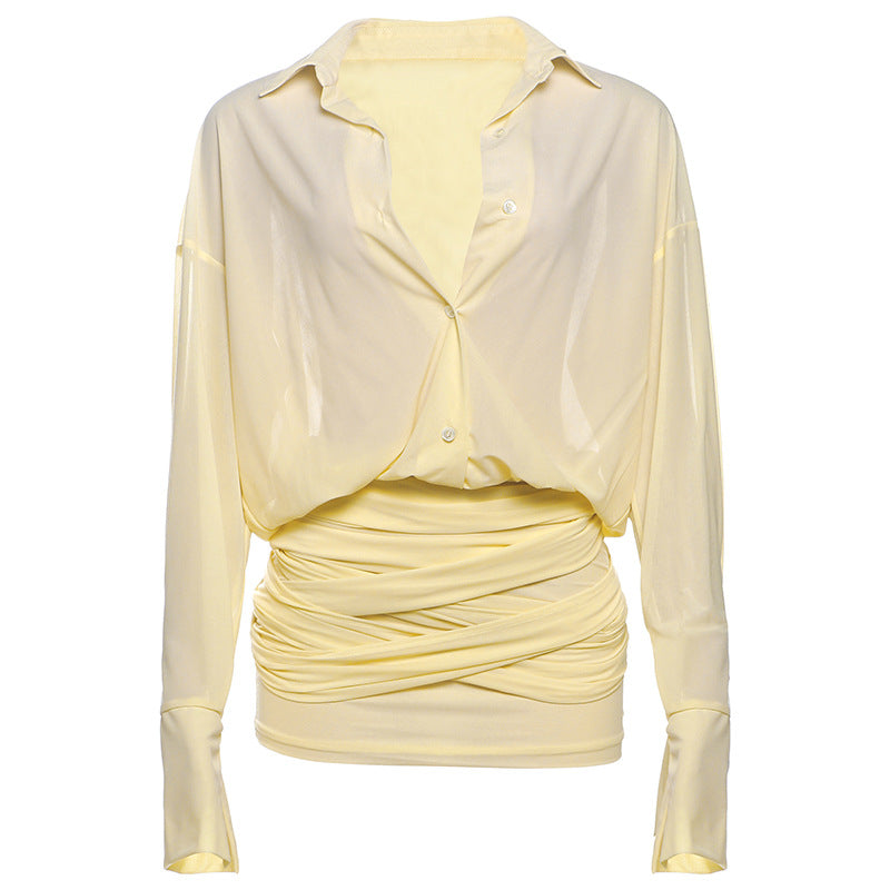 ABITO CAMICIA YELLOW