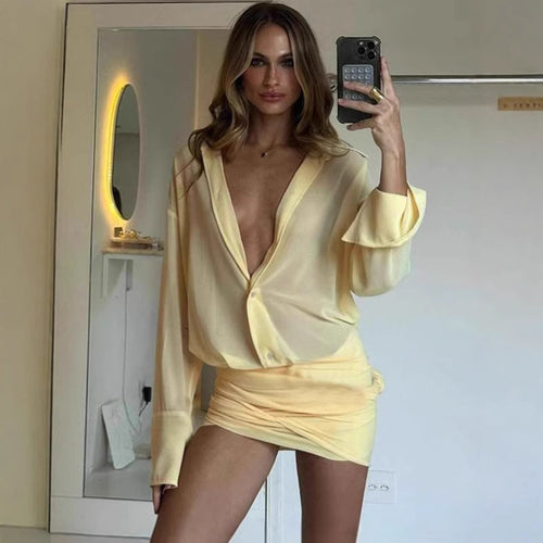 ABITO CAMICIA YELLOW