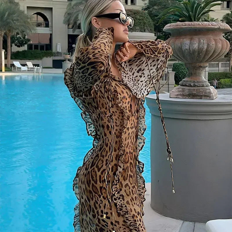 "ALIDA" ANIMAL DRESS