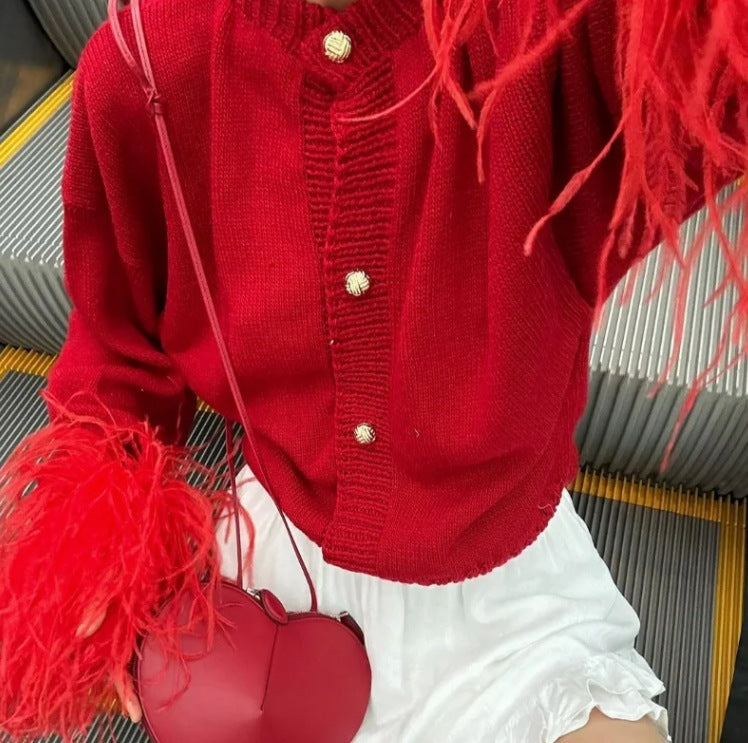 CARDIGAN PLUME