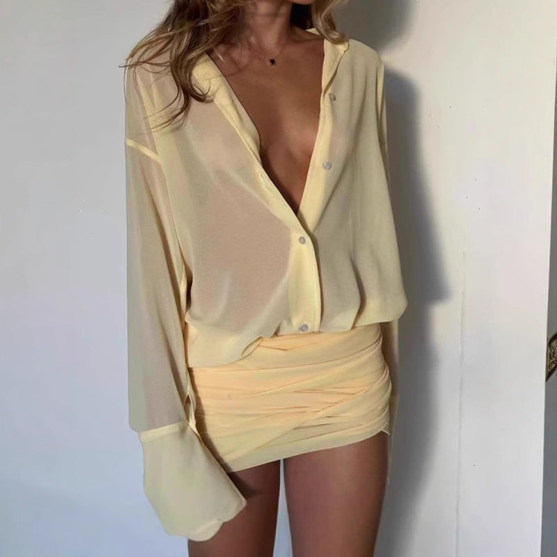 ABITO CAMICIA YELLOW