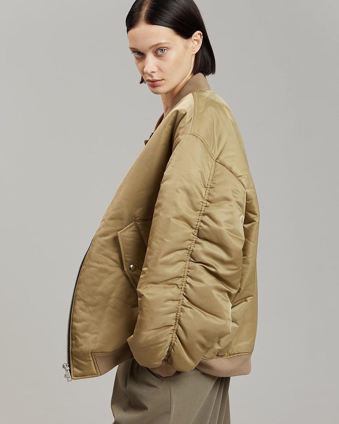 BOMBER IMBOTTITO OVERSIZE "ROW" 5 varianti