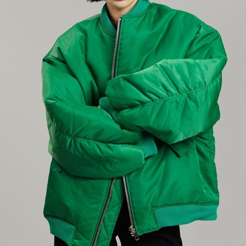 BOMBER IMBOTTITO OVERSIZE "ROW" 5 varianti