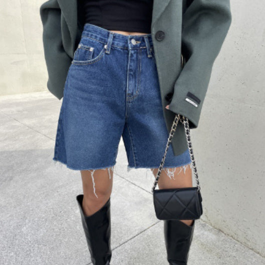 BERMUDA IN DENIM "HALF"